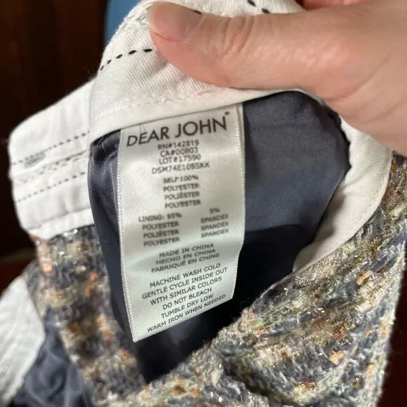 Dear John Denim North Hampton High Rise Shorts Sparkling Pink size 27/ Small - Picture 4 of 4